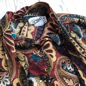 Vintage Tops - Vintage 70’s silky Groovy shirt women’s Vintage Tops - Vintage 70’s silky Groovy shirt women’s